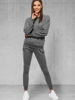 Discount Damen Trainingsanzug Anthrazit 17 Damen Trainingsanzüge Ohne Kapuze