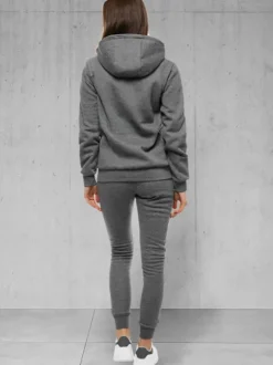 Clearance Damen Trainingsanzug Anthrazit 18 Damen Trainingsanzüge Mit Kapuze