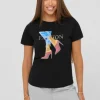 Discount Damen T-shirt JS/96T690/3 Damen T-shirts Mit Motiv