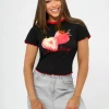 Fashion Damen T-shirt JS/R62639 Damen T-shirts Mit Motiv