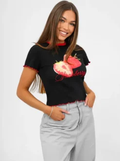 Fashion Damen T-shirt JS/R62639 Damen T-shirts Mit Motiv