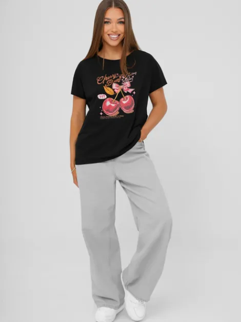 Clearance Damen T-shirt JS/95T2568/3 Damen T-shirts Mit Motiv