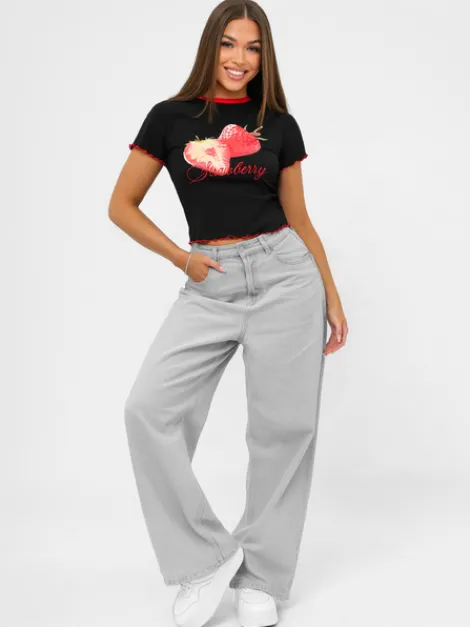 Fashion Damen T-shirt JS/R62639 Damen T-shirts Mit Motiv