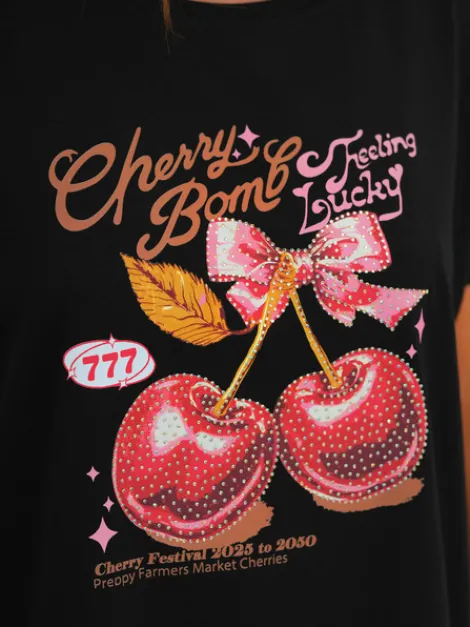 Clearance Damen T-shirt JS/95T2568/3 Damen T-shirts Mit Motiv