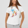 Online Damen T-Shirt JS/96T690/1 Damen T-shirts Mit Motiv