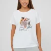 Online Damen T-Shirt JS/95T2575/1 Damen T-shirts Mit Motiv