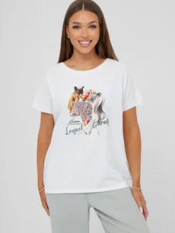 Online Damen T-Shirt JS/95T2575/1 Damen T-shirts Mit Motiv