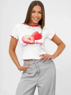 Hot Damen T-Shirt JS/R62639 Damen T-shirts Mit Motiv