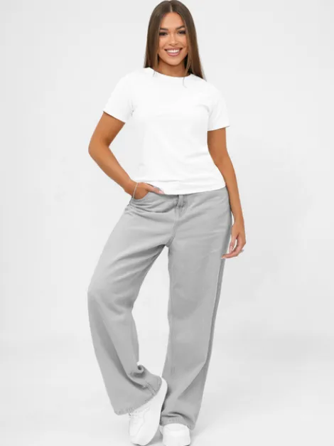 Discount Damen T-Shirt JS/96T678/1 Damen T-shirts Ohne Motiv