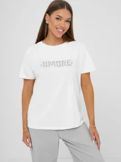 Best Damen T-shirt JS/YJ77716 Damen T-shirts Mit Motiv