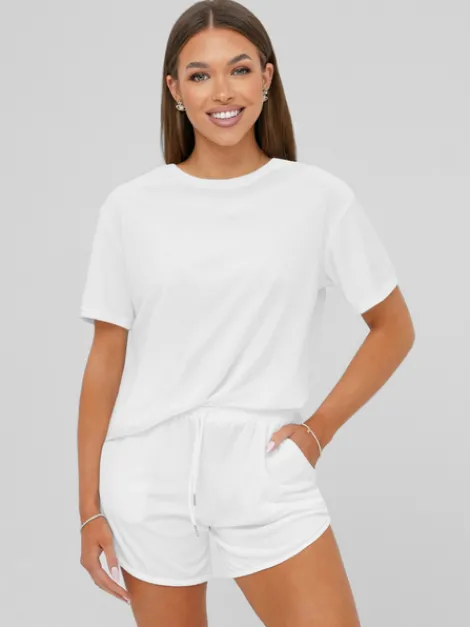Online Damen Velours Sportanzug JS/35C1717/1 Damen Velours Trainingsanzüge | Trainingsanzüge Ohne Kapuze