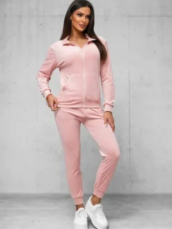 Sale Damen Velours Sportanzug JS/35C1610/20 Damen Velours Trainingsanzüge | Trainingsanzüge Ohne Kapuze