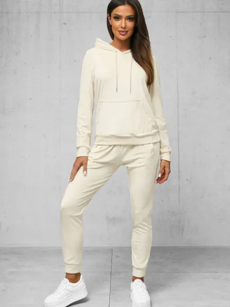 Fashion Damen Velours Sportanzug O/8C1175/155Z Damen Velours Trainingsanzüge | Trainingsanzüge Mit Kapuze