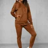 Hot Damen Velours Sportanzug O/8C1175/33Z Damen Velours Trainingsanzüge | Trainingsanzüge Mit Kapuze