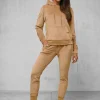 Best Damen Velours Sportanzug O/8C1175/91Z Damen Velours Trainingsanzüge | Trainingsanzüge Mit Kapuze