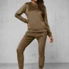 Outlet Damen Velours Sportanzug O/8C1173/162Z Damen Velours Trainingsanzüge | Trainingsanzüge Ohne Kapuze