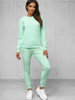 Clearance Damen Velours Sportanzug O/8C1173/39Z Damen Velours Trainingsanzüge | Trainingsanzüge Ohne Kapuze