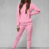 Fashion Damen Velours Sportanzug O/8C1173/38Z Damen Velours Trainingsanzüge | Trainingsanzüge Ohne Kapuze