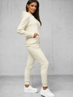 Fashion Damen Velours Sportanzug O/8C1175/155Z Damen Velours Trainingsanzüge | Trainingsanzüge Mit Kapuze