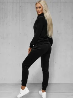 Discount Damen Velours Sportanzug JS/8C1176/3 Damen Velours Trainingsanzüge | Trainingsanzüge Mit Reißverschluss