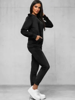 Online Damen Velours Sportanzug JS/35C1612/3 Damen Velours Trainingsanzüge | Trainingsanzüge Mit Kapuze
