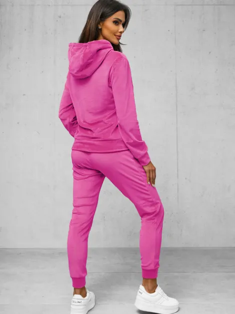 Clearance Damen Velours Sportanzug O/8C1175/19Z Damen Velours Trainingsanzüge