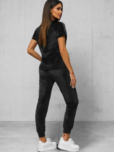 Online Damen Velours Sportanzug JS/35C1611/3 Damen Velours Trainingsanzüge | Trainingsanzüge Ohne Kapuze