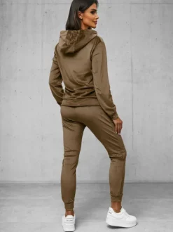 Fashion Damen Velours Sportanzug JS/8C1176/162Z Damen Velours Trainingsanzüge | Trainingsanzüge Mit Reißverschluss