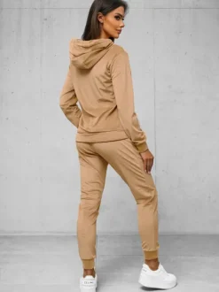 Best Damen Velours Sportanzug JS/8C1176/91Z Damen Velours Trainingsanzüge | Trainingsanzüge Mit Reißverschluss
