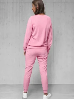 Fashion Damen Velours Sportanzug O/8C1173/38Z Damen Velours Trainingsanzüge | Trainingsanzüge Ohne Kapuze
