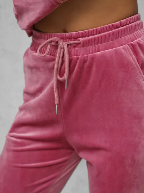 Hot Damen Velours Sportanzug JS/35C1610/19 Damen Velours Trainingsanzüge | Trainingsanzüge Ohne Kapuze