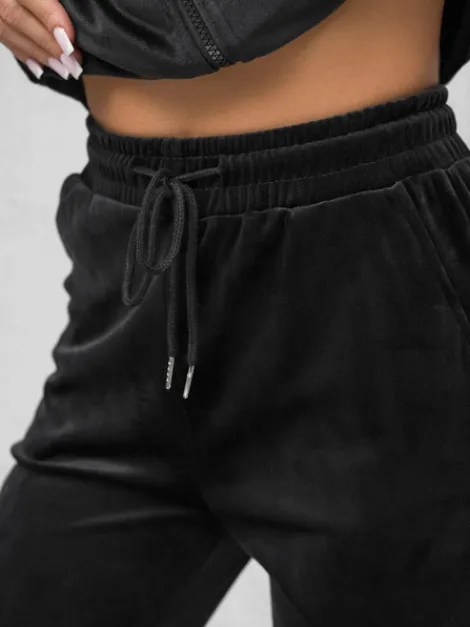 Online Damen Velours Sportanzug JS/35C1610/3 Damen Velours Trainingsanzüge | Trainingsanzüge Ohne Kapuze