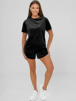 Outlet Damen Velours Sportanzug JS/35C1717/3 Damen Velours Trainingsanzüge | Trainingsanzüge Ohne Kapuze
