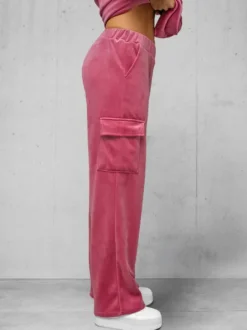 Hot Damen Velours Sportanzug JS/35C1613/19 Damen Velours Trainingsanzüge | Trainingsanzüge Mit Reißverschluss