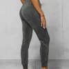 Hot Damen Velours Sporthose Anthrazit JS/8K1532/6 Damen Velour Hosen | Sporthosen