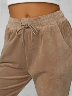 Fashion Damen Velours Sporthose JS/8K1532/91 Damen Velour Hosen | Sporthosen