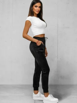 Clearance Damen Velours Sporthose JS/8K1532/3 Damen Velour Hosen | Sporthosen