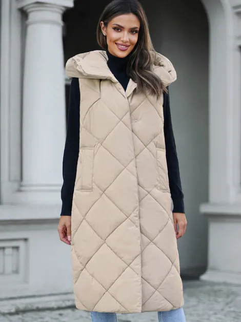 Outlet Damen Weste JS/5M3165/62Z Damen Kapuzenwesten | Steppwesten
