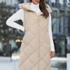 Outlet Damen Weste JS/5M3165/62 Damen Kapuzenwesten | Steppwesten