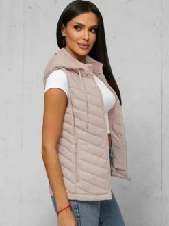 Outlet Damen Weste JS/16M9255/62 Damen Kapuzenwesten | Steppwesten