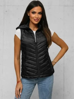 Online Damen Weste JS/16M9255/392 Damen Kapuzenwesten | Steppwesten