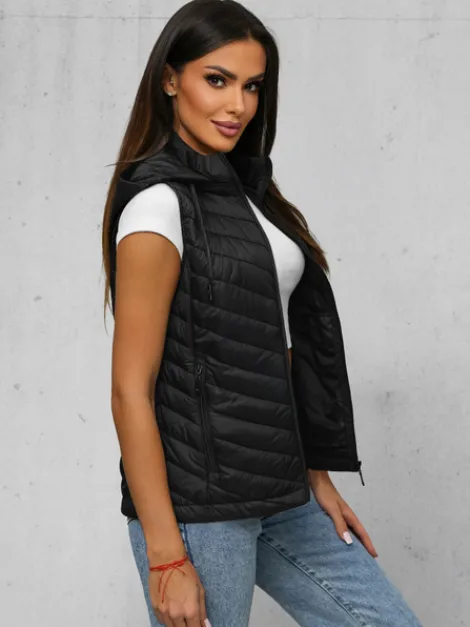 Online Damen Weste JS/16M9255/392 Damen Kapuzenwesten | Steppwesten