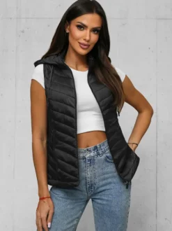 Online Damen Weste JS/16M9255/392 Damen Kapuzenwesten | Steppwesten