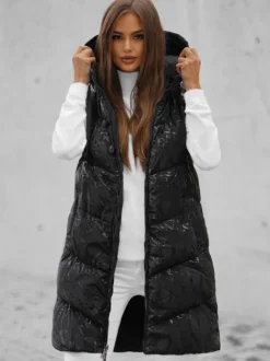 Sale Damen Weste Zweiseitige O/DK118/1Z Damen Kapuzenwesten | Steppwesten