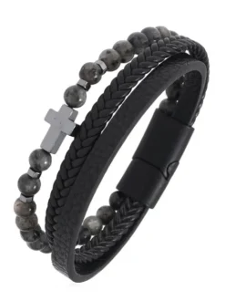 Discount Herren Armband D640 Sets | Lederarmbänder
