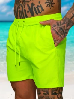 Clearance Herren Badeshorts Gelb-Neon JS/XL018/81 Herren Badeshorts