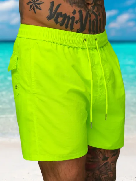 Clearance Herren Badeshorts Gelb-Neon JS/XL018/81 Herren Badeshorts