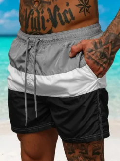 Best Herren badeshorts grau/schwarz JS/17K567/8 Herren Badeshorts