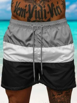 Best Herren badeshorts grau/schwarz JS/17K567/8 Herren Badeshorts