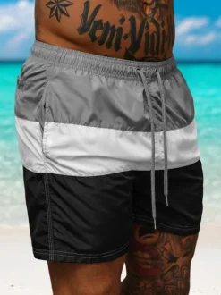 Best Herren badeshorts grau/schwarz JS/17K567/8 Herren Badeshorts
